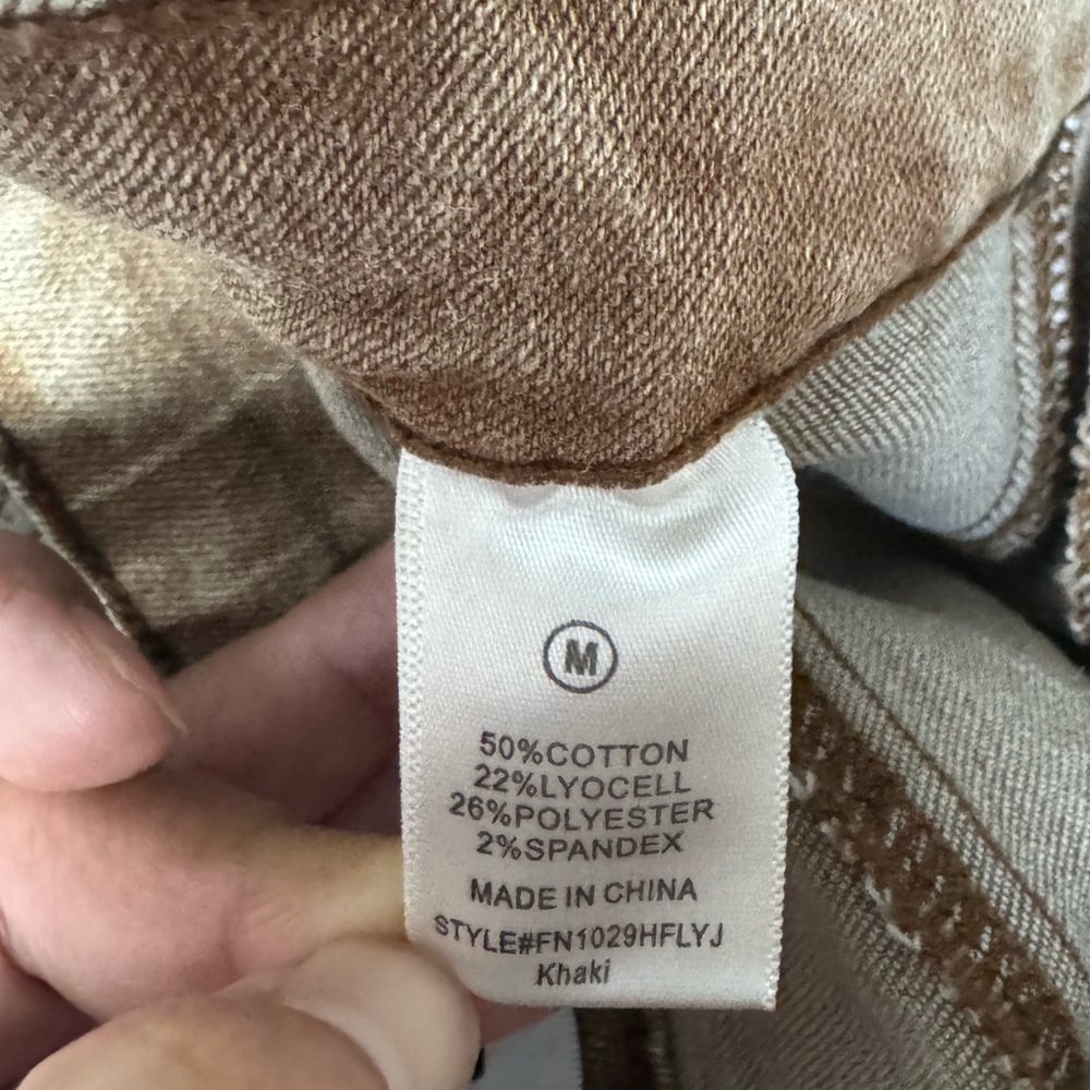 Fashion Nova Tan Lace-Up Pants - Picture 9 of 16